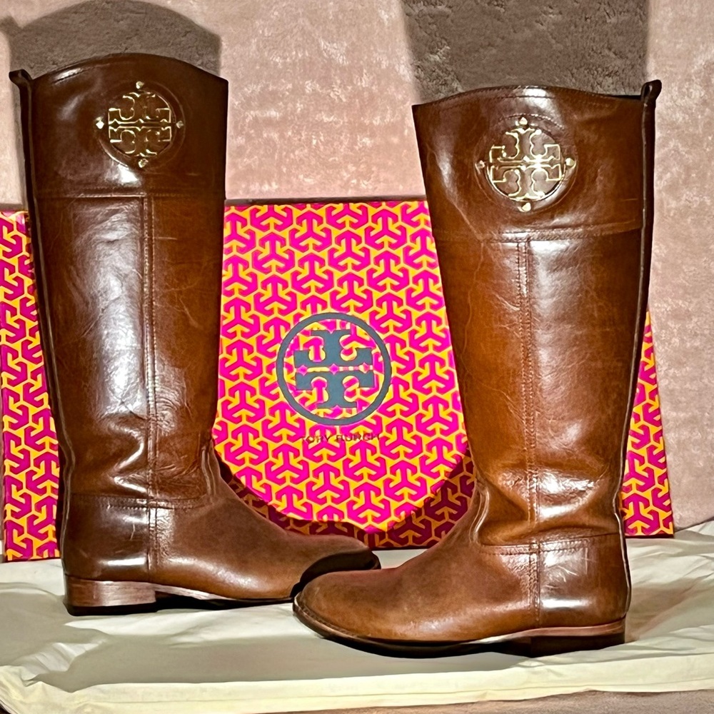 Tory Burch Knee high riding boots